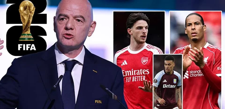 Gianni Infantino speaking at FIFA World Cup announcement