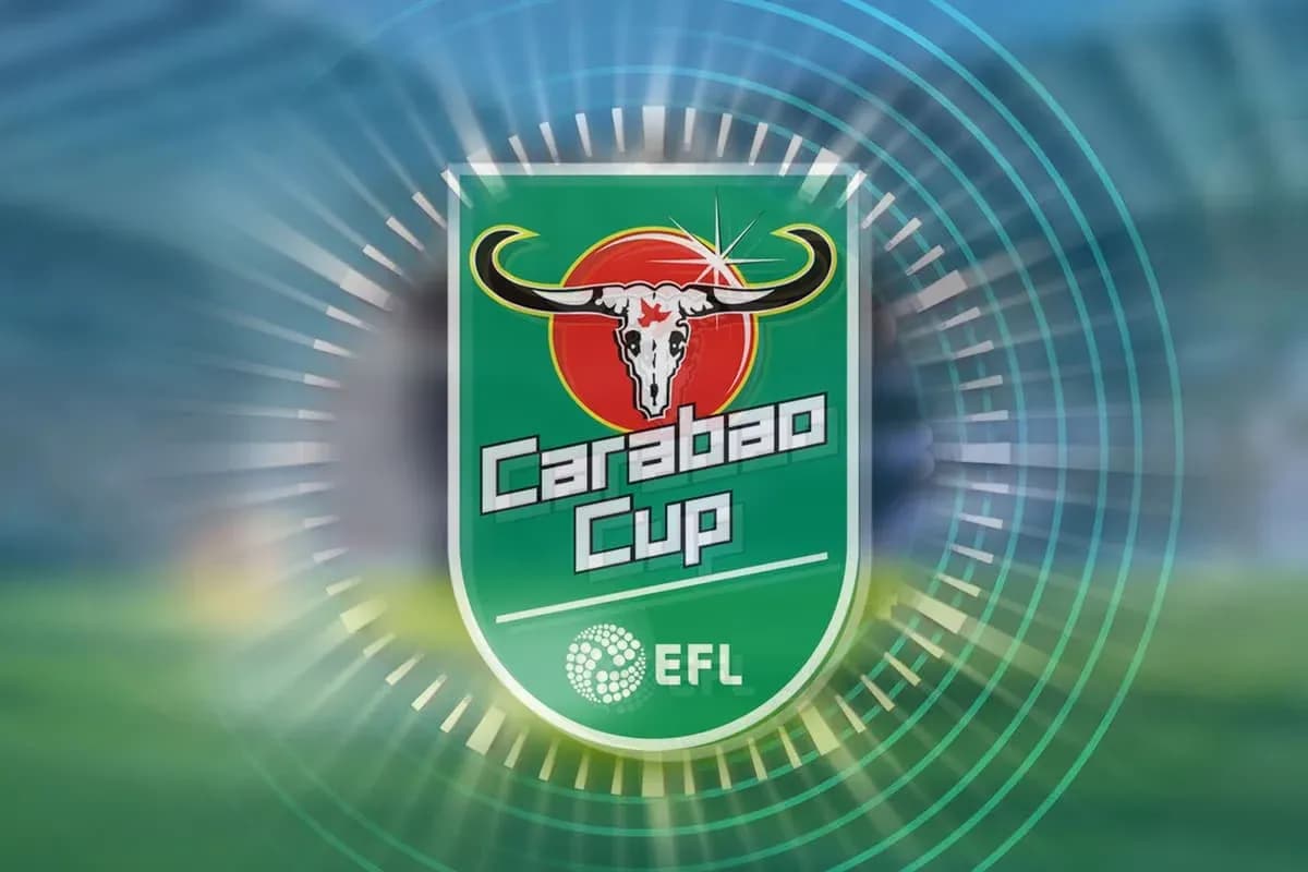 Логотип турнира Carabao Cup на фоне стадиона