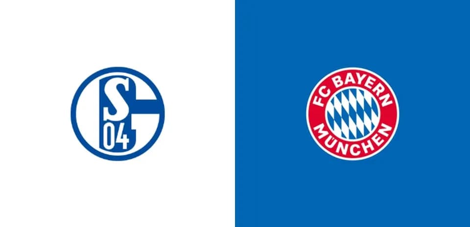 Логотипы Schalke 04 и FC Bayern München