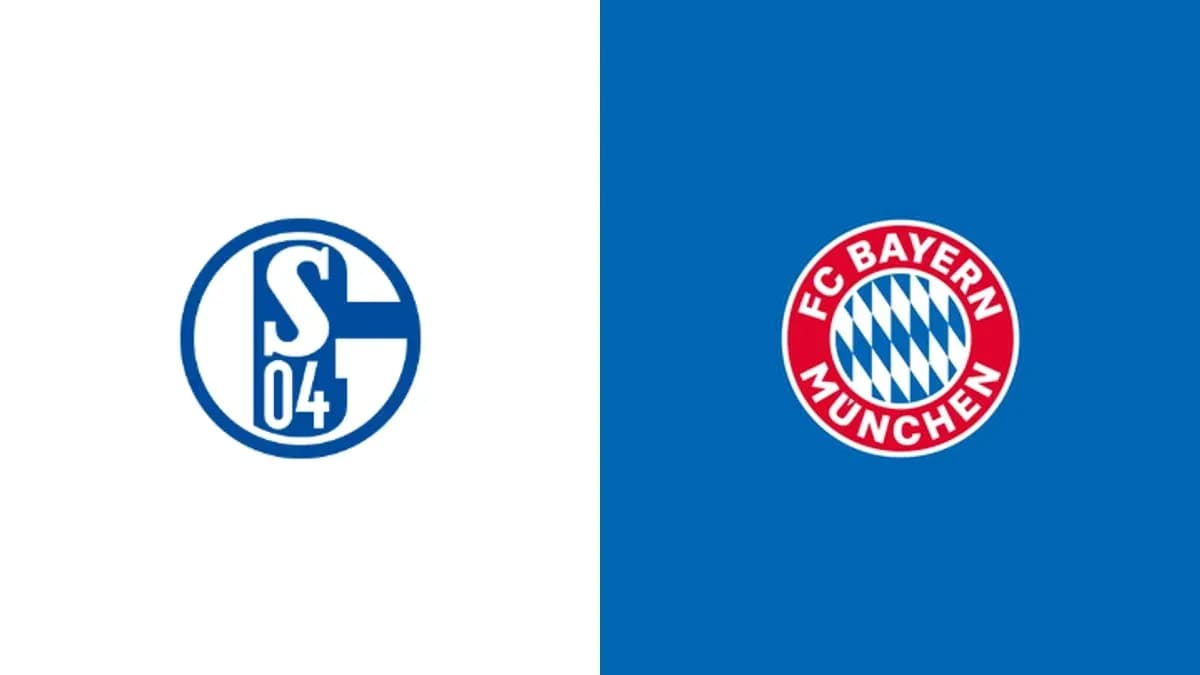 Логотипы Schalke 04 и FC Bayern München