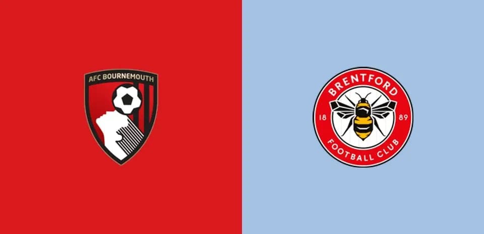 Логотипы AFC Bournemouth и Brentford FC