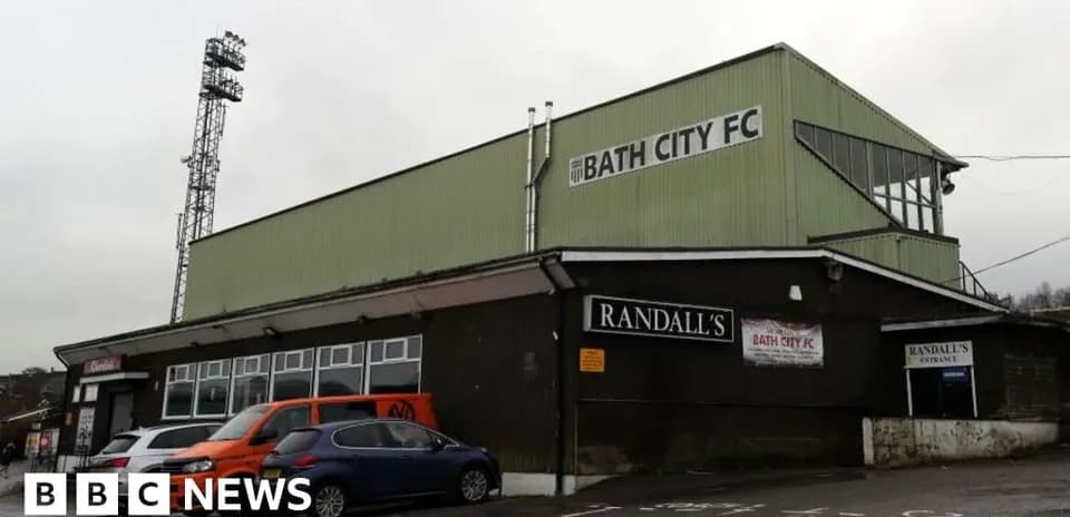 Стадион Bath City FC с внешней стороны