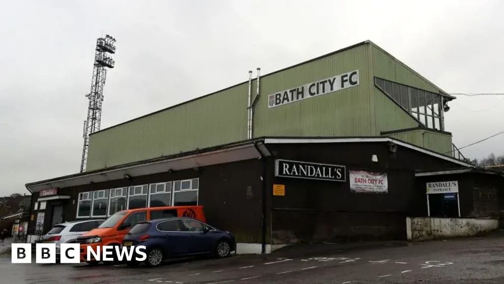 Стадион Bath City FC с внешней стороны