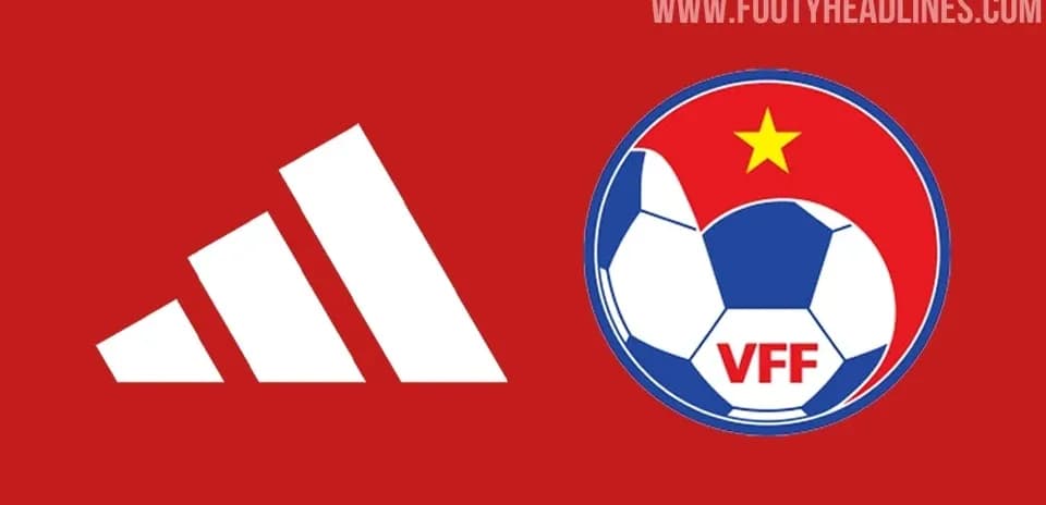 Логотип Adidas и футбольной ассоциации Вьетнама