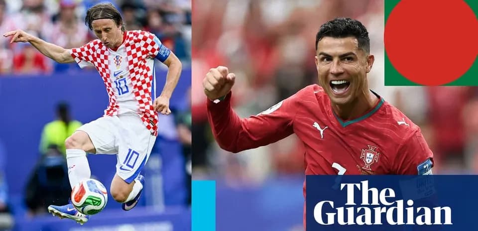 Модрич и Роналду в матчах на чемпионате мира