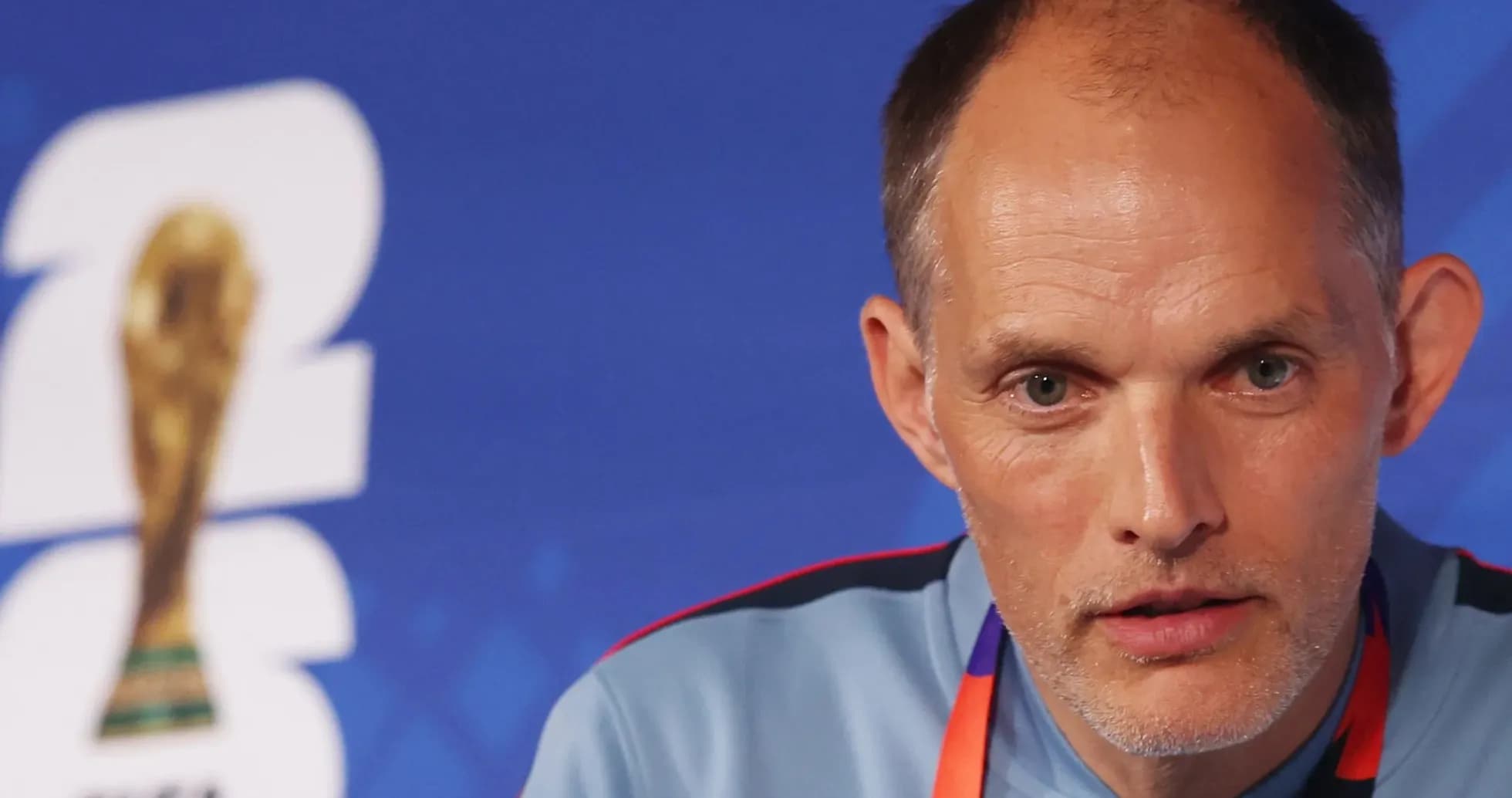 Тренер на пресс-конференции перед турниром FIFA 2026
