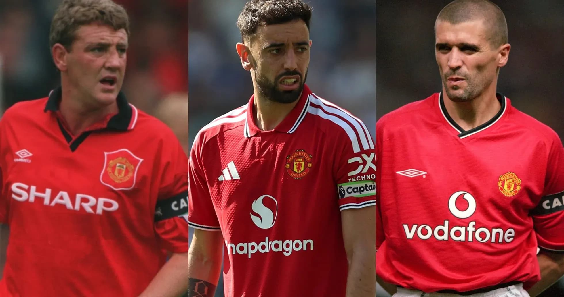 Три игрока Manchester United в красной форме
