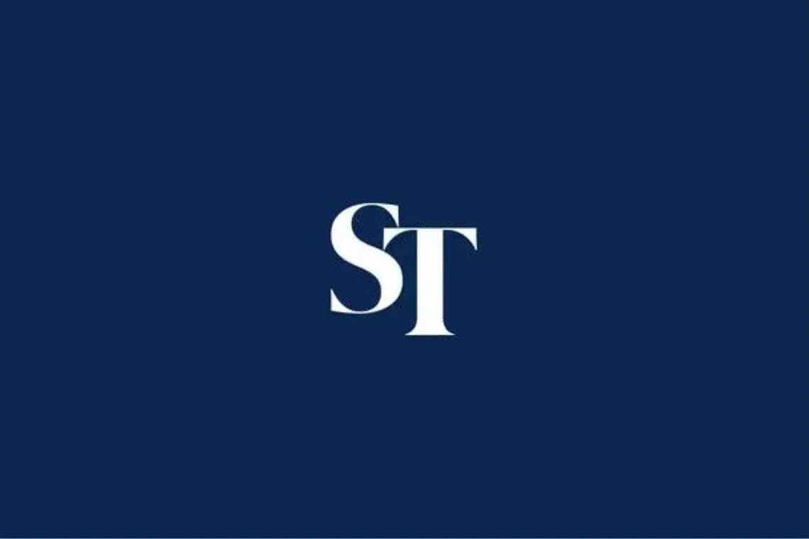 Логотип на темно-синем фоне с буквами ST