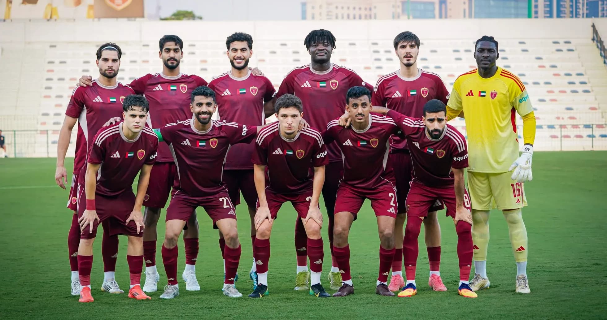 Команда Аль Вахда U23 на поле