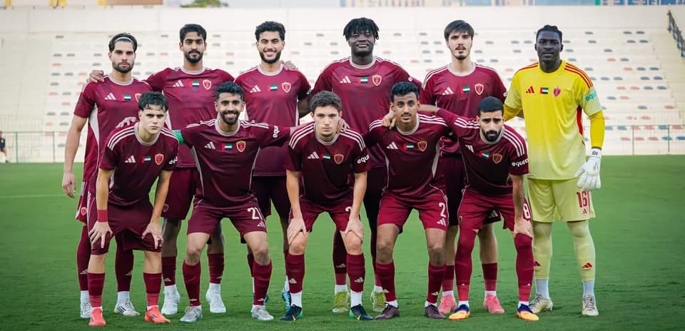 Команда Аль Вахда U23 на поле