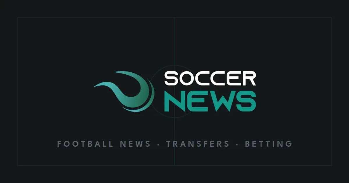 Логотип Soccer News с надписями о футболе