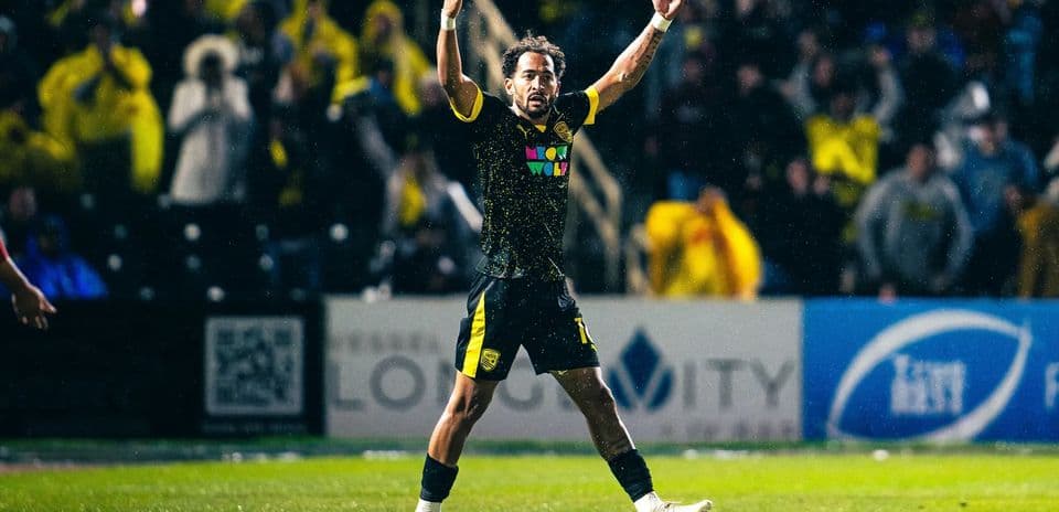 Игрок команды New Mexico United на поле