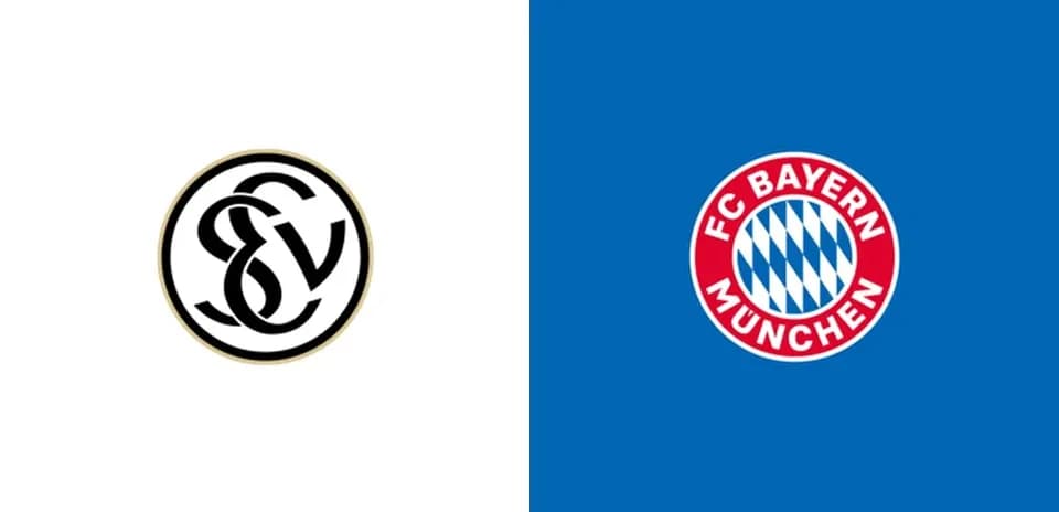 Логотипы команд SV и FC Bayern München