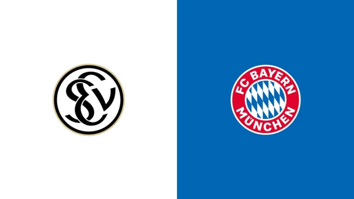 Логотипы команд SV и FC Bayern München