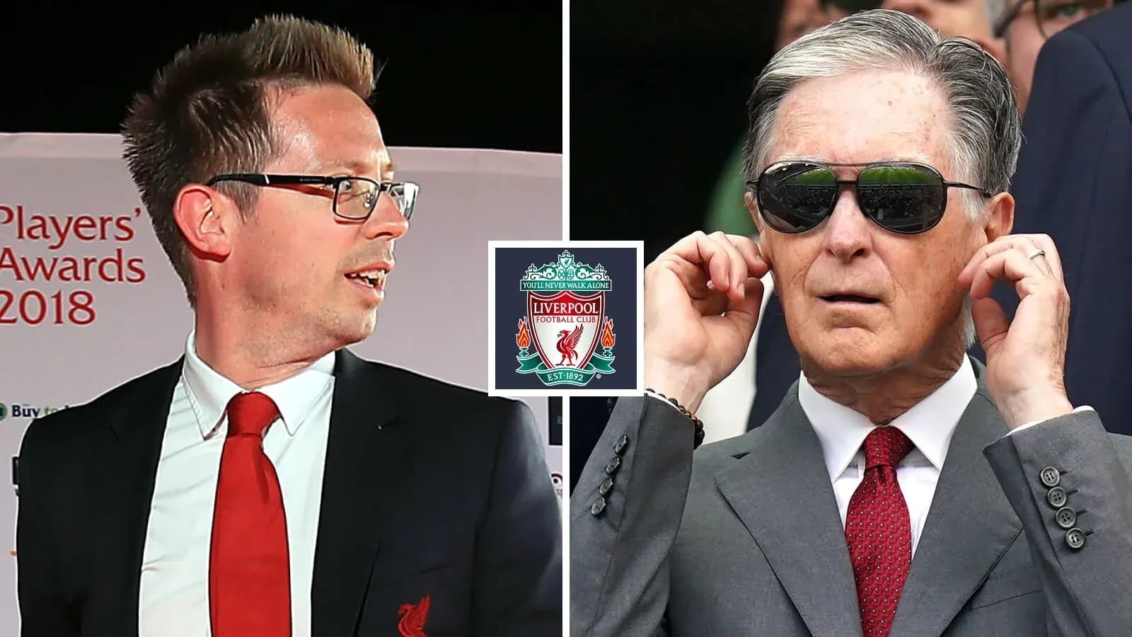 Два человека на мероприятии Liverpool FC 2018 года