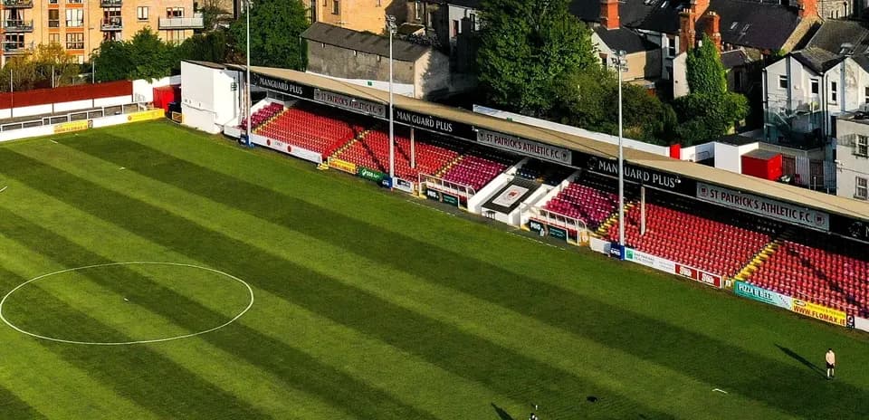 Панорамный вид на стадион St Patrick's Athletic