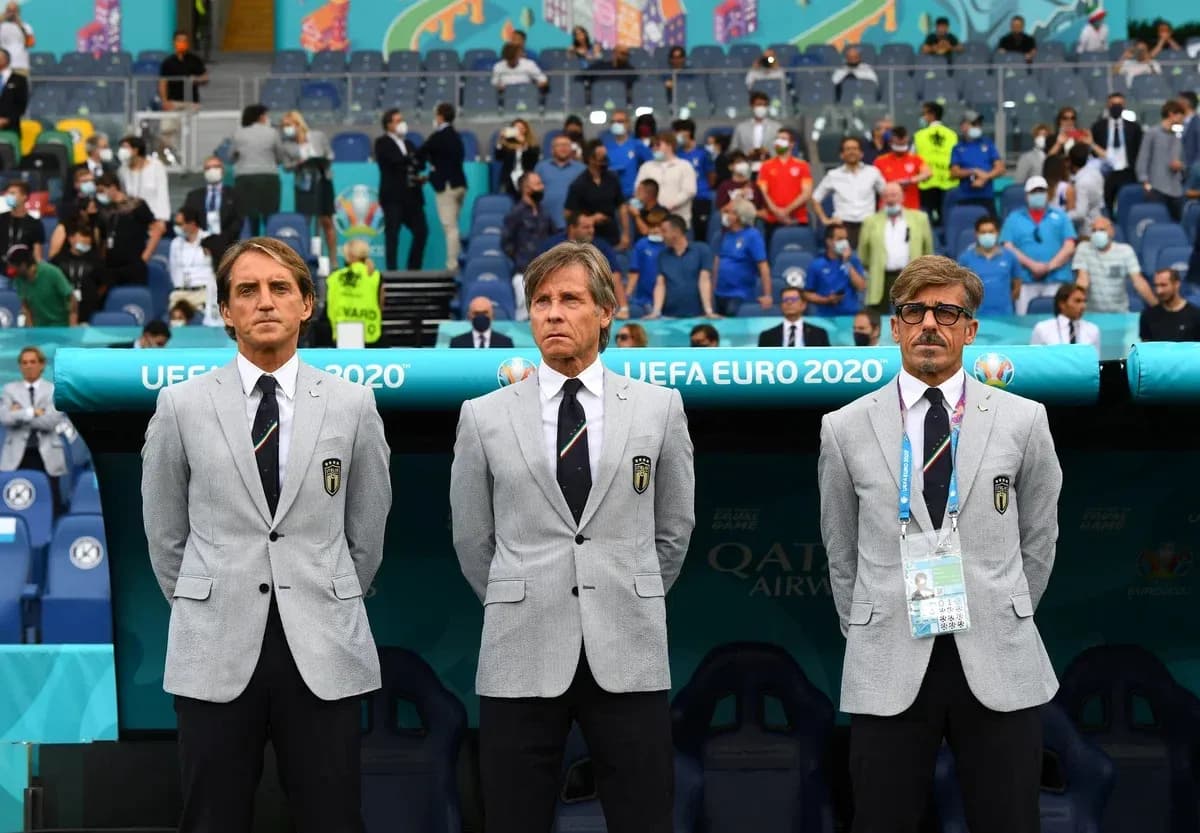 Тренеры команды Италии на стадионе UEFA Euro 2020 Тренеры команды Италии на стадионе UEFA Euro 2020